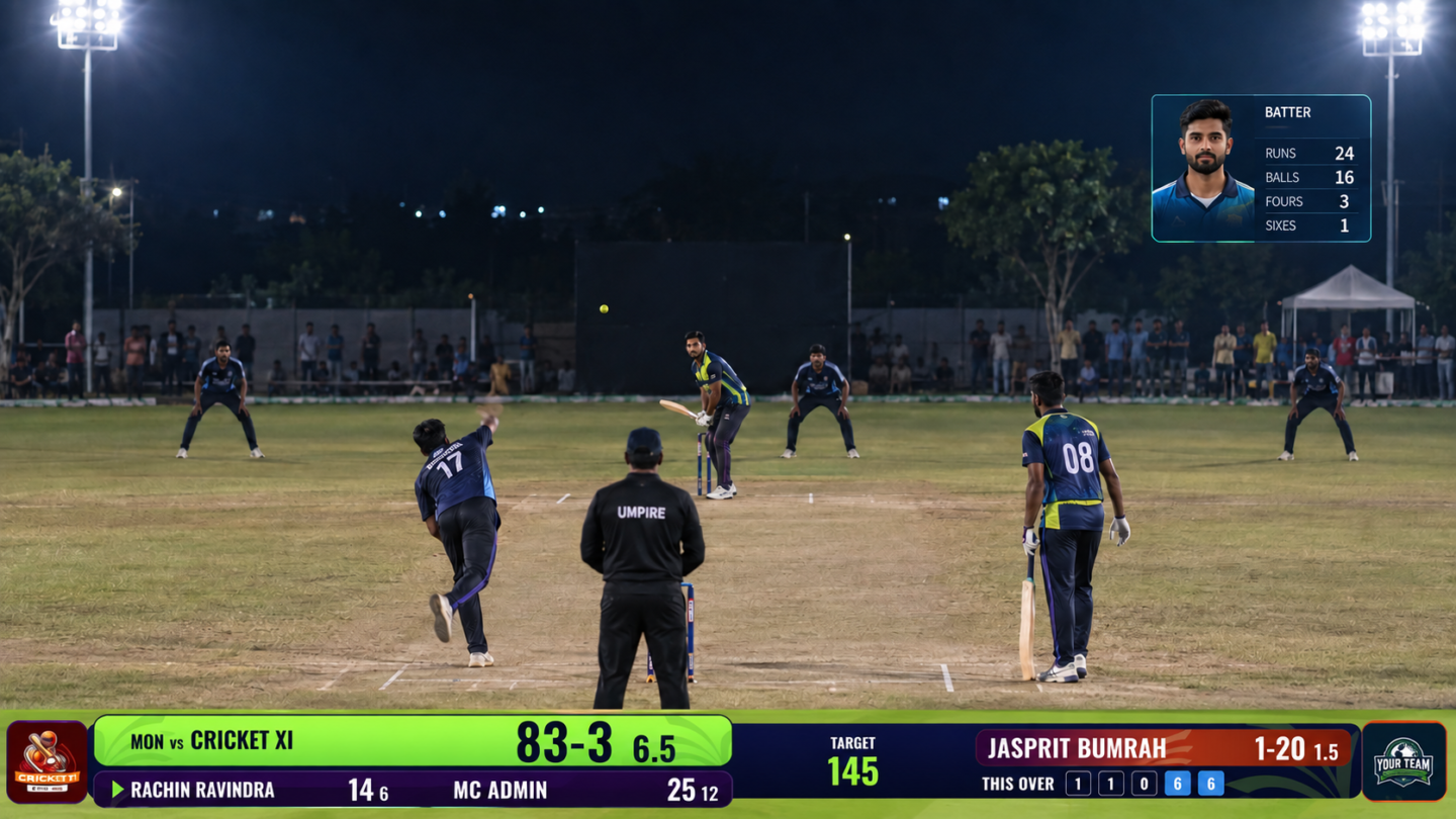 How to Get TV-Quality Broadcast Overlays for Grassroots Cricket